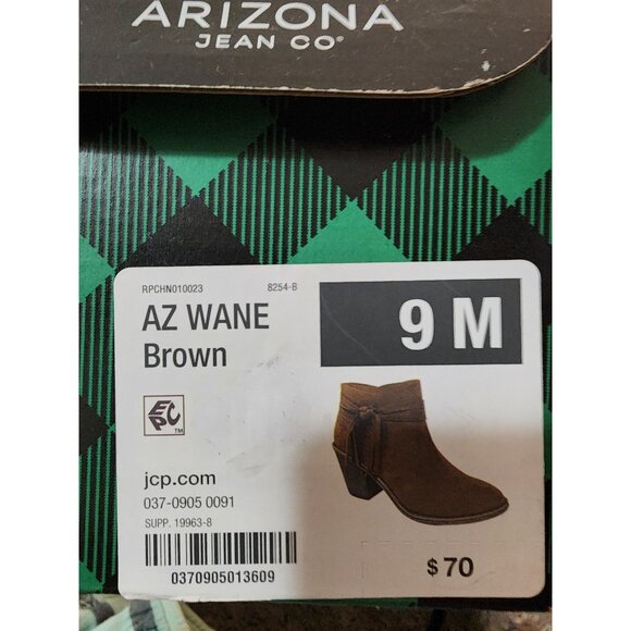 Brown Suede Ankle Boots 9M - Picture 4 of 11